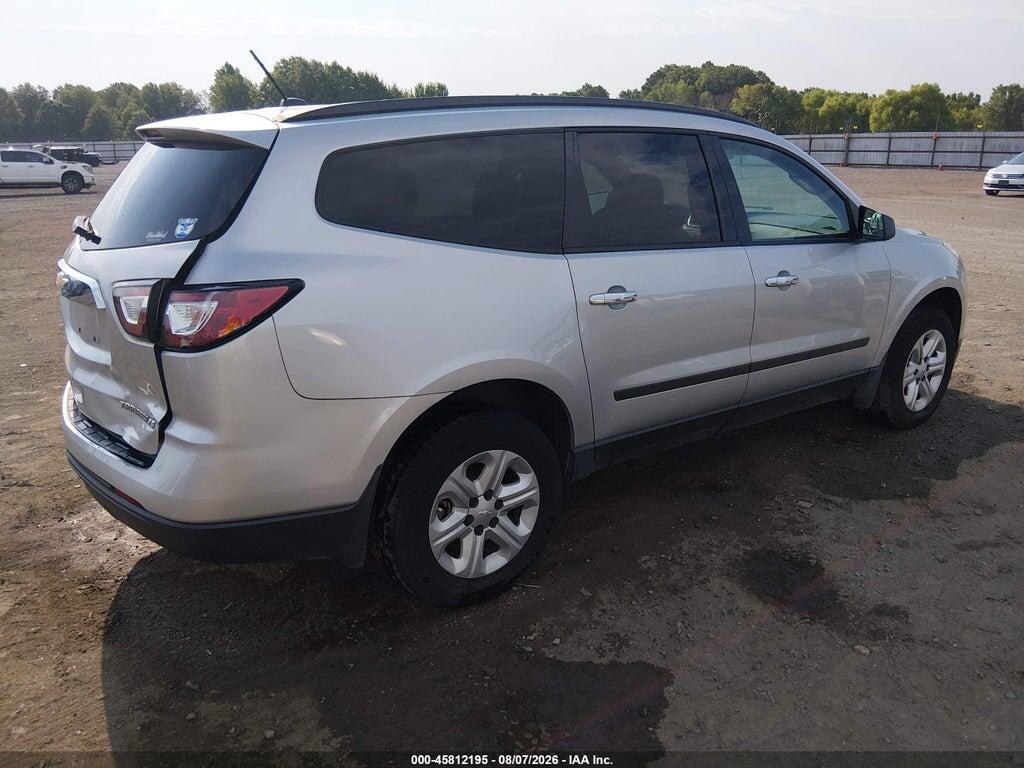 1GNKRFED7FJ329334 2015 CHEVROLET TRAVERSE photo no. 4