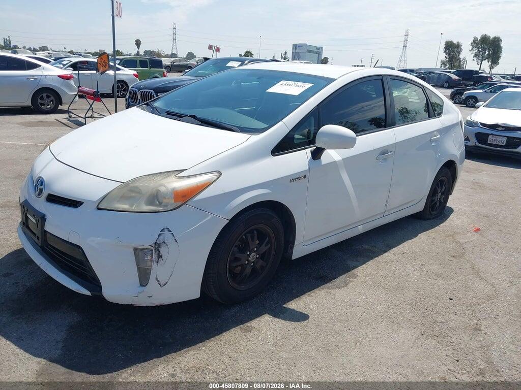 JTDKN3DU6F1965053 2015 TOYOTA PRIUS photo no. 2