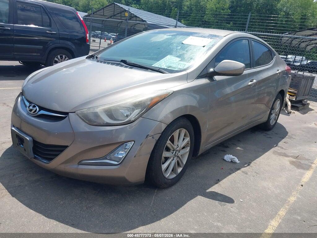 5NPDH4AE8FH590875 2015 HYUNDAI ELANTRA photo no. 2