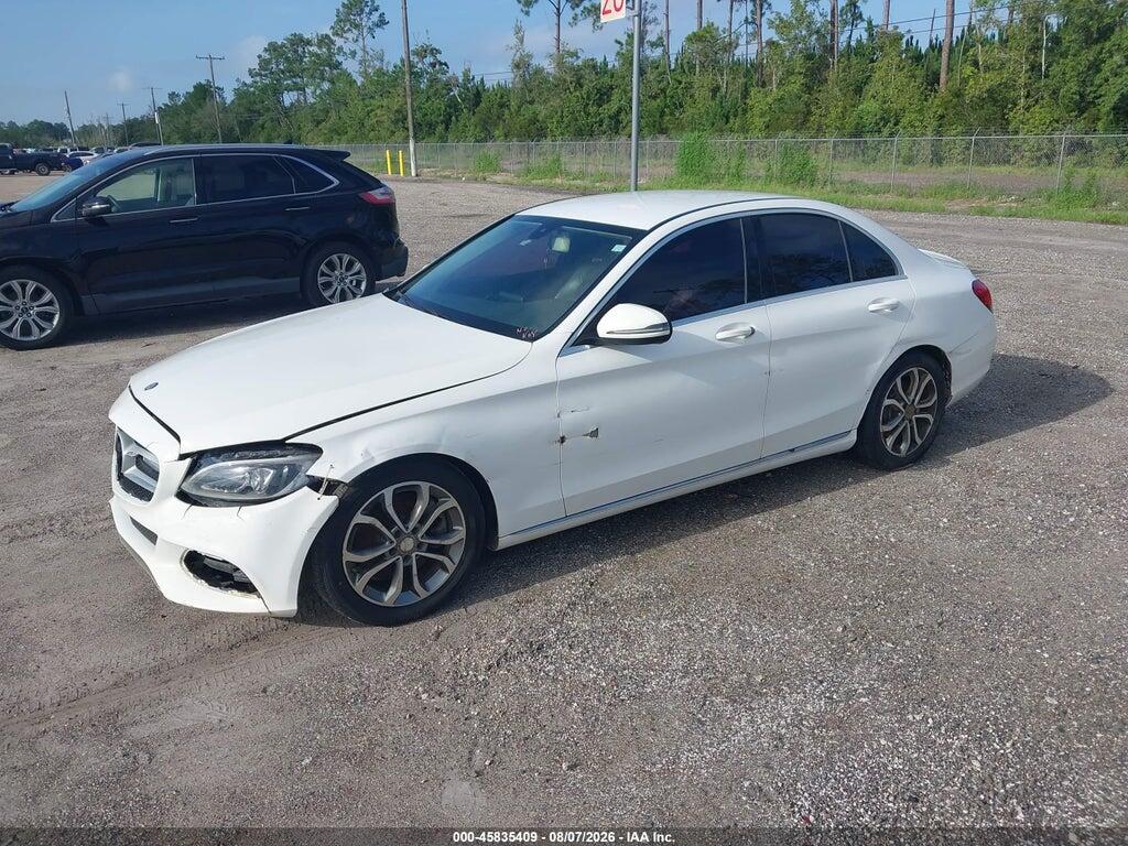 55SWF4JB3GU177961 2016 MERCEDES-BENZ C 300 photo no. 2