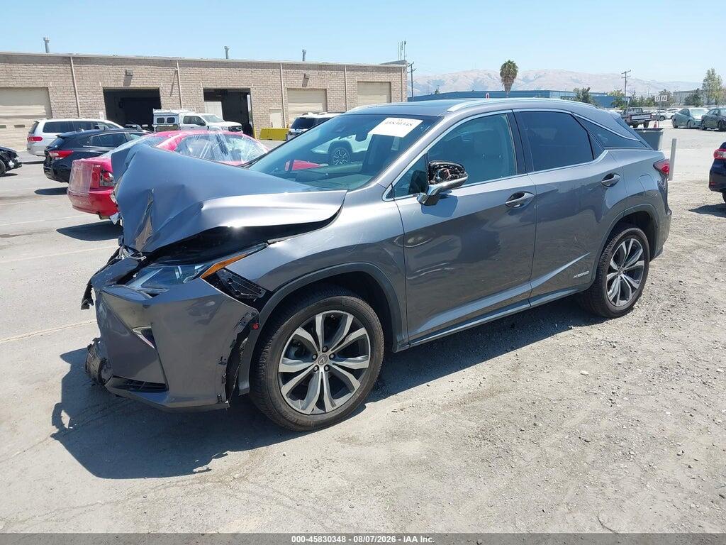 2T2BGMCA5GC006002 2016 LEXUS RX 450H photo no. 2