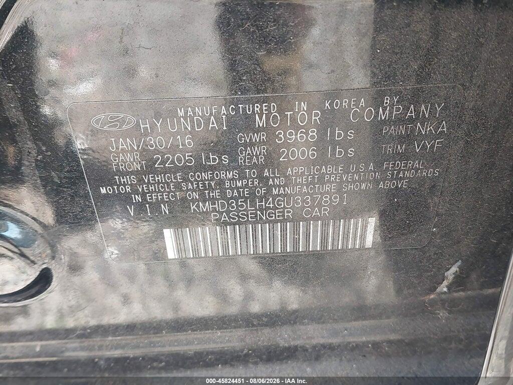 KMHD35LH4GU337891 2016 HYUNDAI ELANTRA GT photo no. 9
