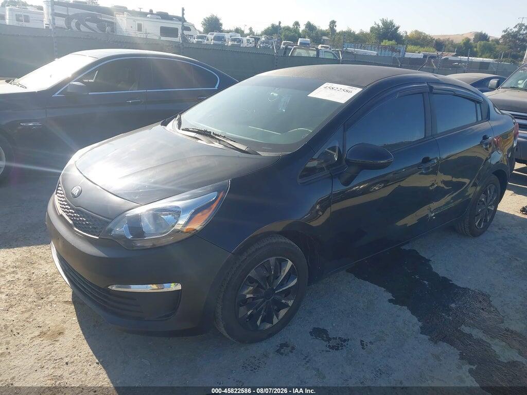 KNADN4A33G6678927 2016 KIA RIO photo no. 2