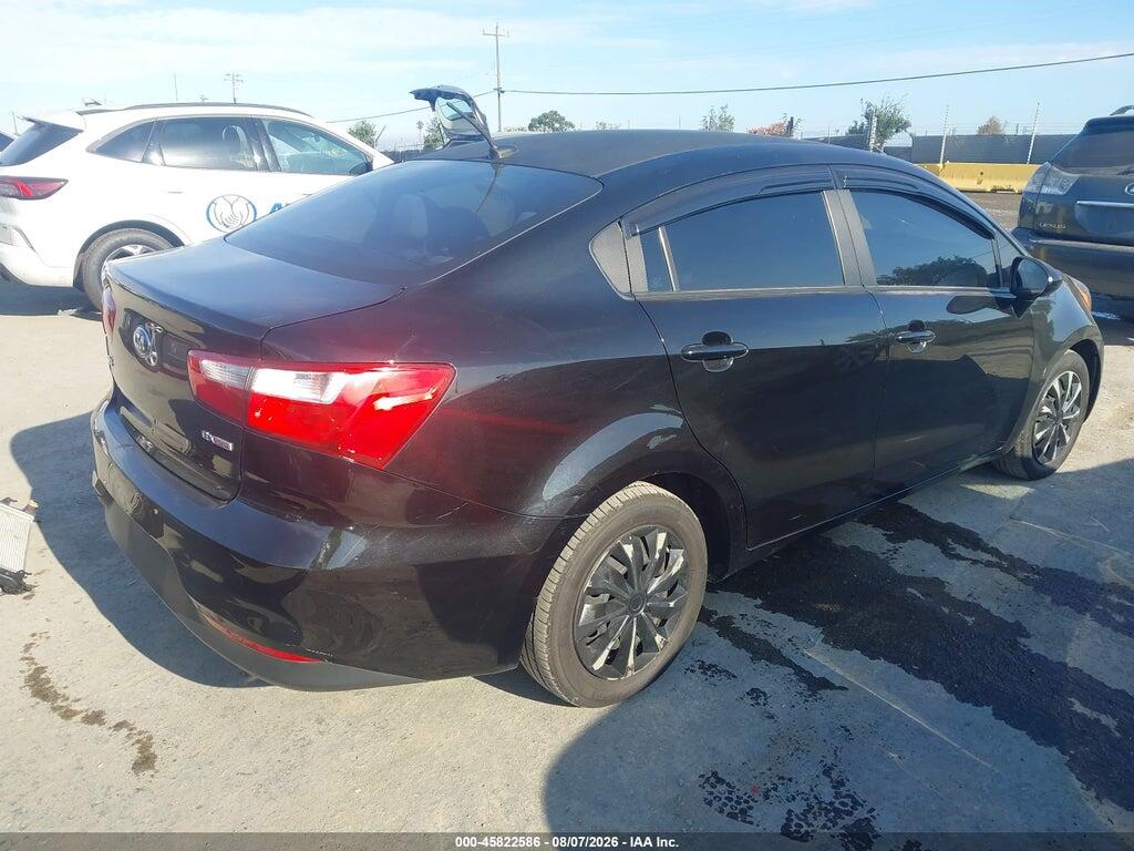 KNADN4A33G6678927 2016 KIA RIO photo no. 4