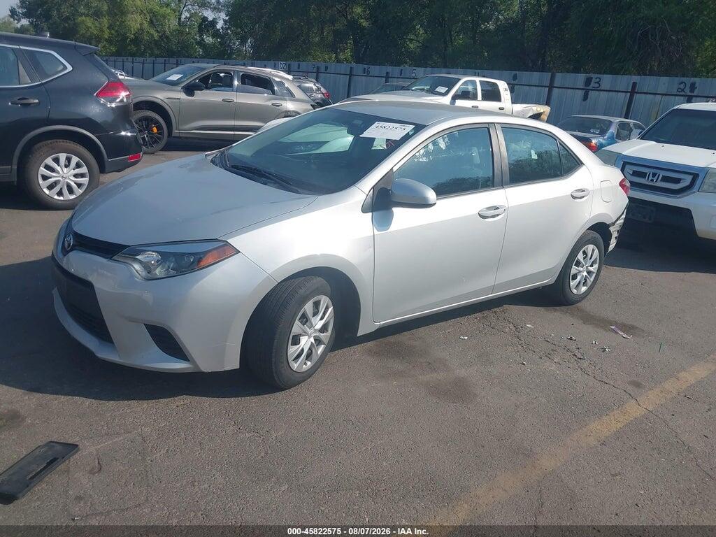 2T1BURHE5GC554748 2016 TOYOTA COROLLA photo no. 2