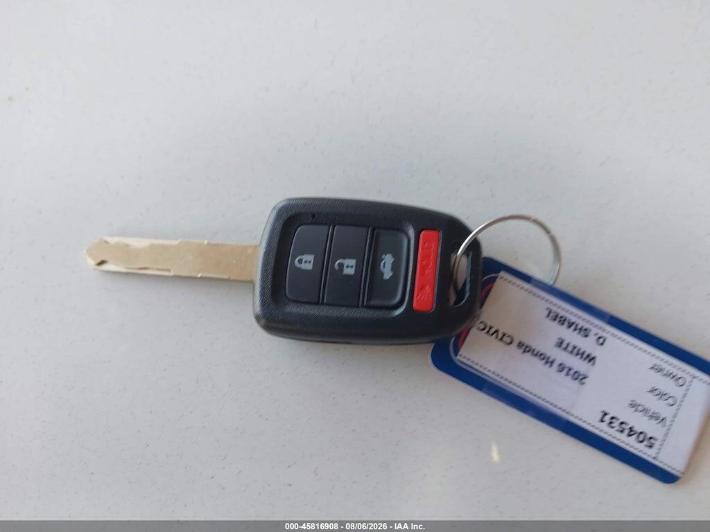 19XFC2F5XGE083535 2016 HONDA CIVIC photo no. 11