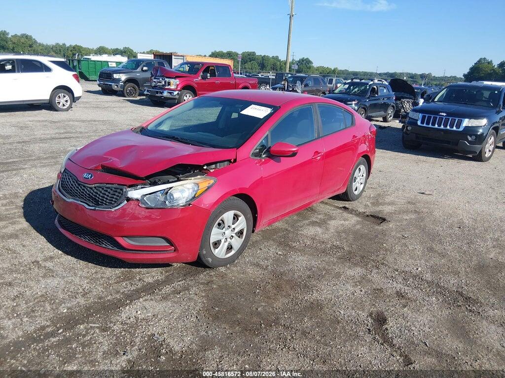 KNAFK4A64G5567286 2016 KIA FORTE photo no. 2