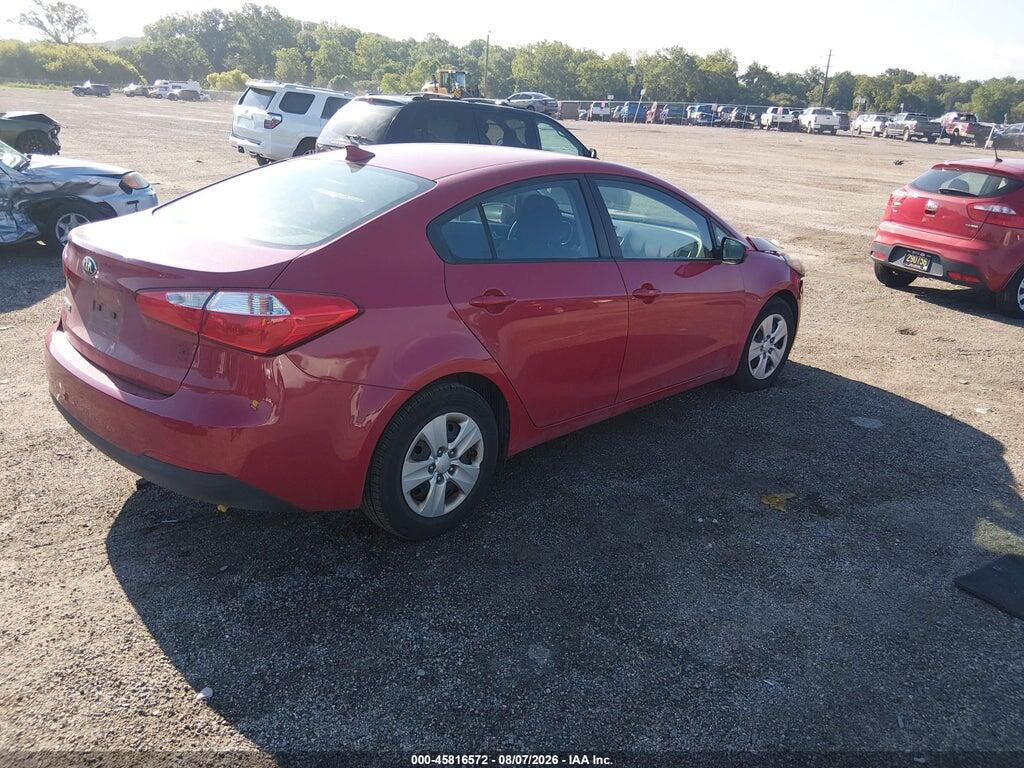 KNAFK4A64G5567286 2016 KIA FORTE photo no. 4