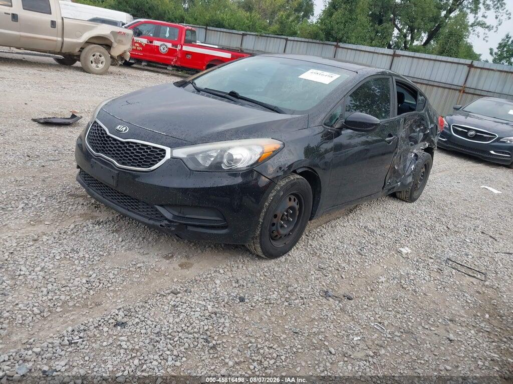KNAFK4A60G5615897 2016 KIA FORTE photo no. 2