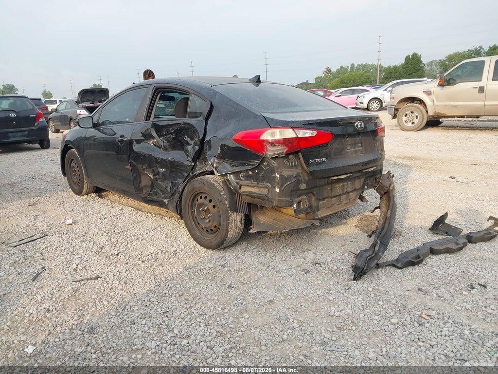 KNAFK4A60G5615897 2016 KIA FORTE photo no. 3
