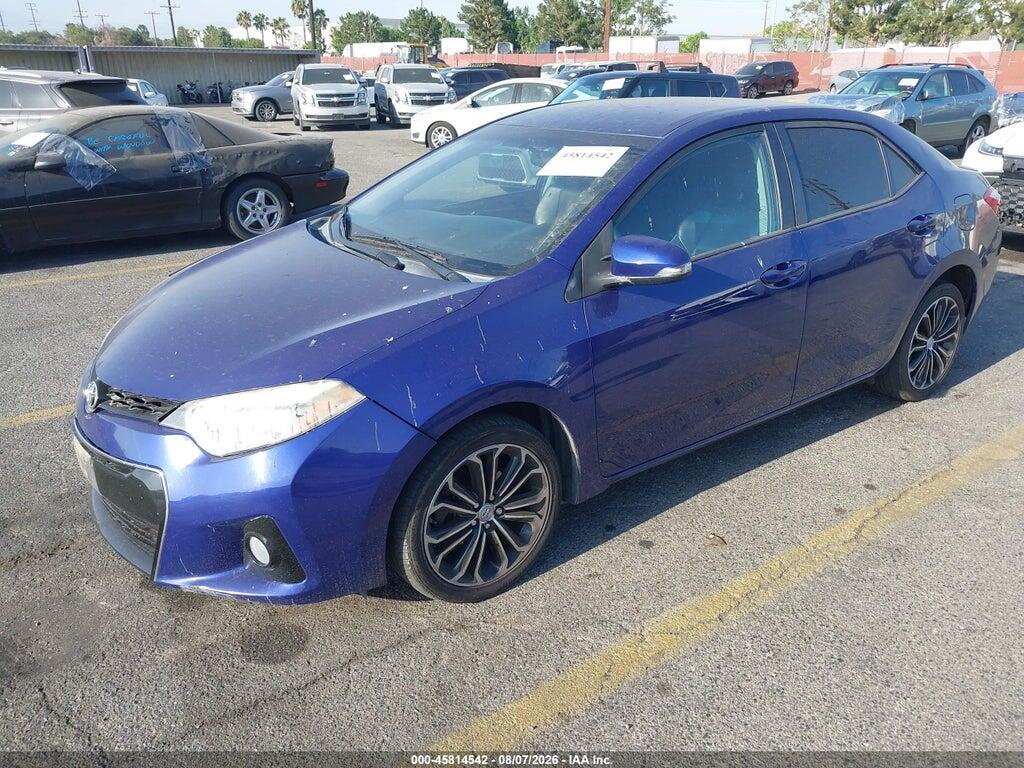 5YFBURHE4GP467245 2016 TOYOTA COROLLA photo no. 2