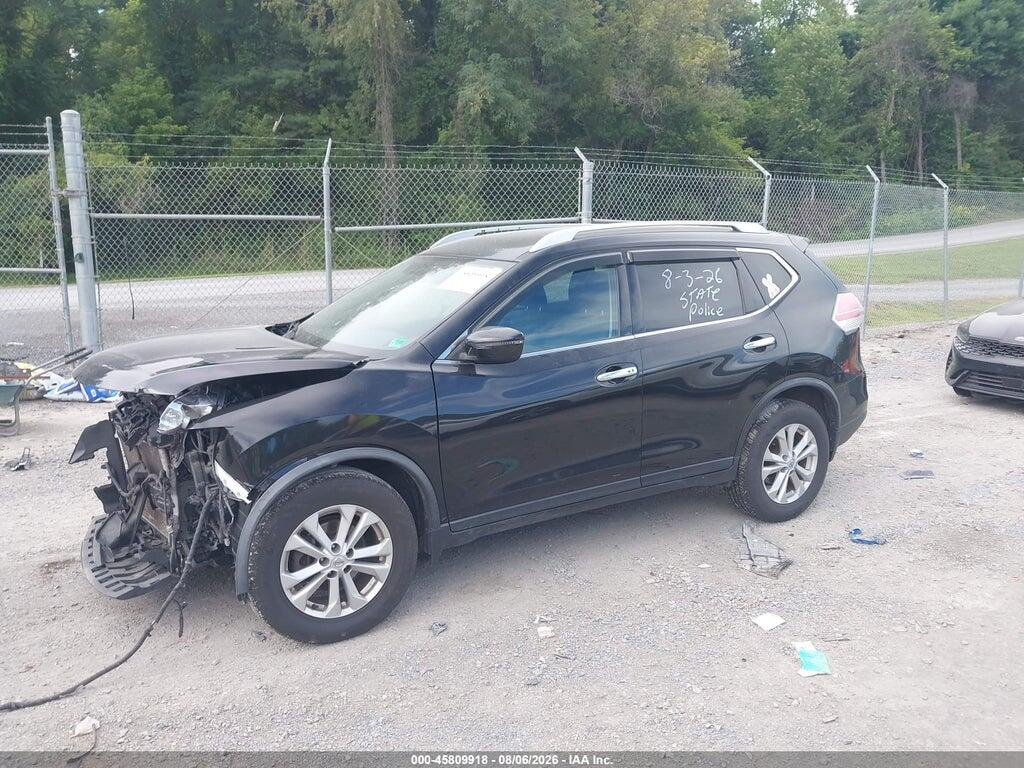 KNMAT2MV3GP680121 2016 NISSAN ROGUE photo no. 2