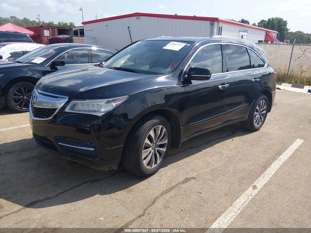 5FRYD3H41GB002608 2016 ACURA MDX photo no. 2