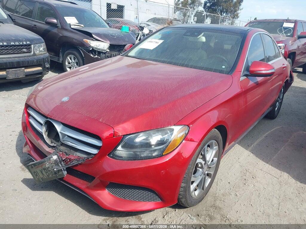 55SWF4JB5GU149708 2016 MERCEDES-BENZ C 300 photo no. 2