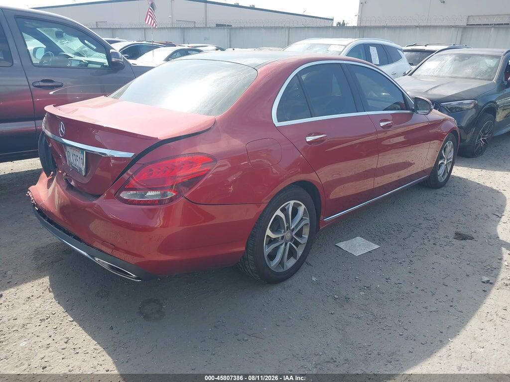 55SWF4JB5GU149708 2016 MERCEDES-BENZ C 300 photo no. 4