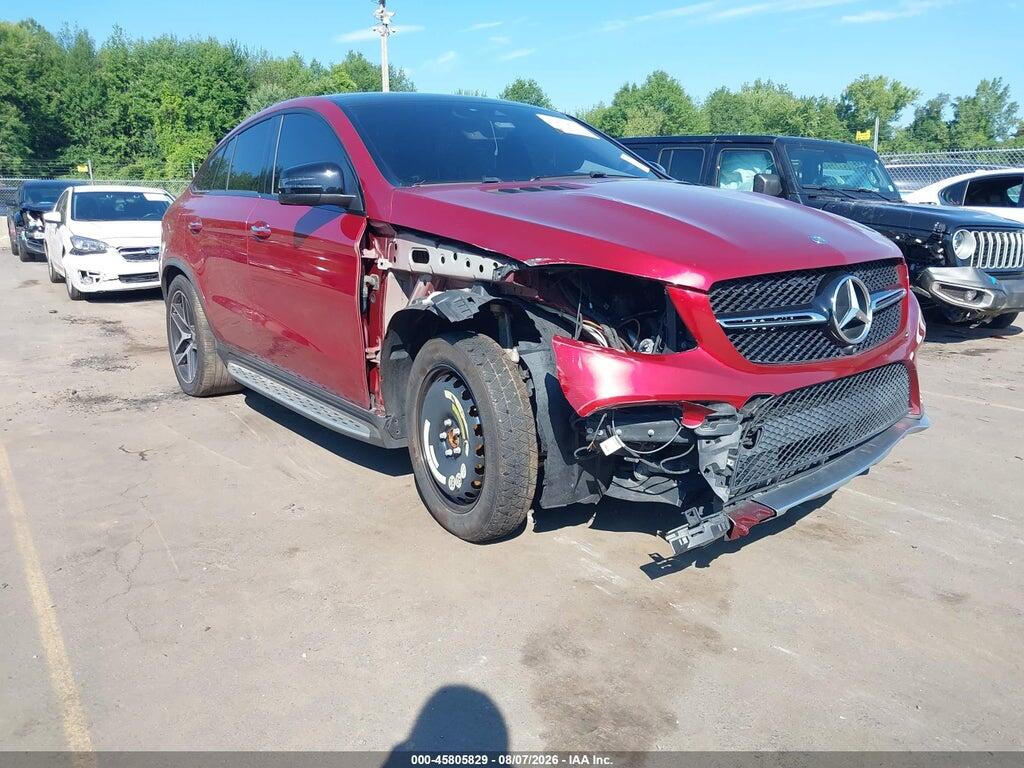 2016 MERCEDES-BENZ GLE 450 AMG COUPE 4JGED6EBXGA037161