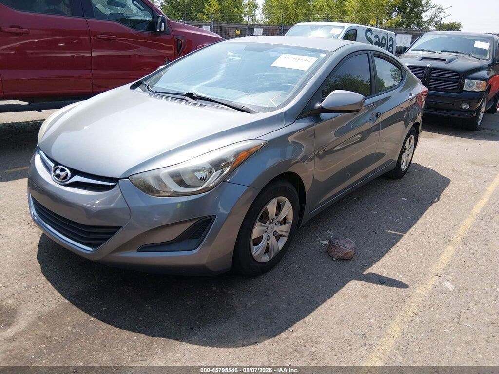 KMHDH4AE7GU650230 2016 HYUNDAI ELANTRA photo no. 2