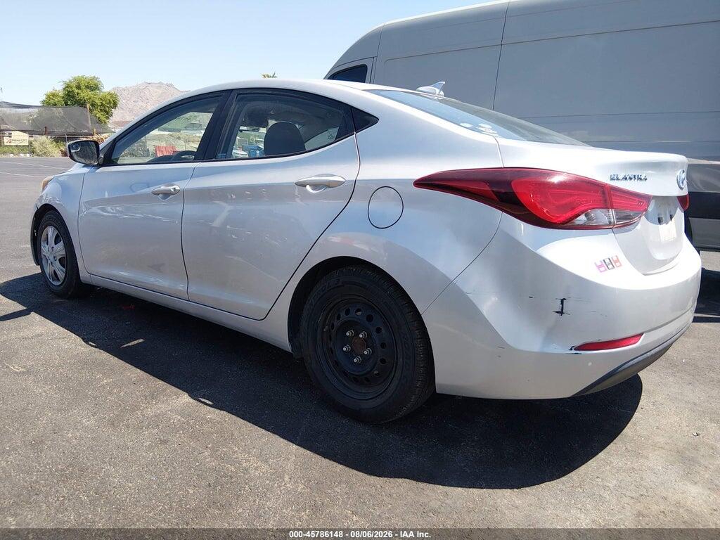 5NPDH4AE8GH687639 2016 HYUNDAI ELANTRA photo no. 3