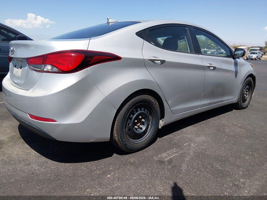 5NPDH4AE8GH687639 2016 HYUNDAI ELANTRA photo no. 4