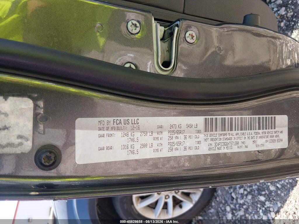 3C4PDCBG6HT571280 2017 DODGE JOURNEY photo no. 9