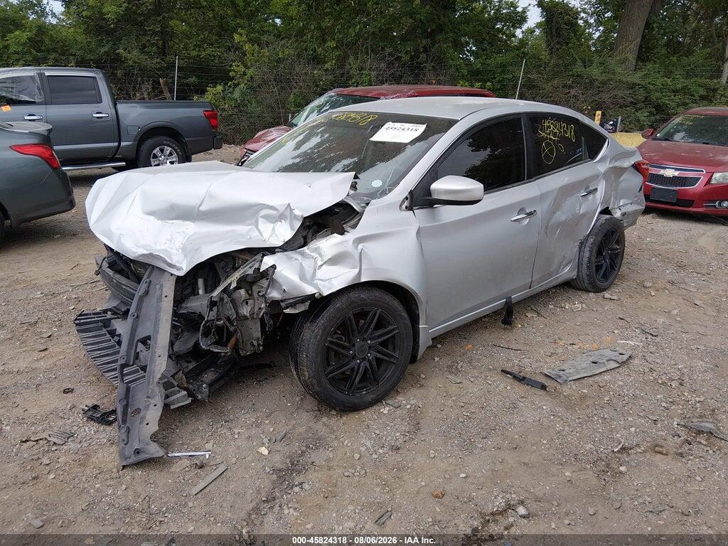 3N1AB7AP8HY367476 2017 NISSAN SENTRA photo no. 2