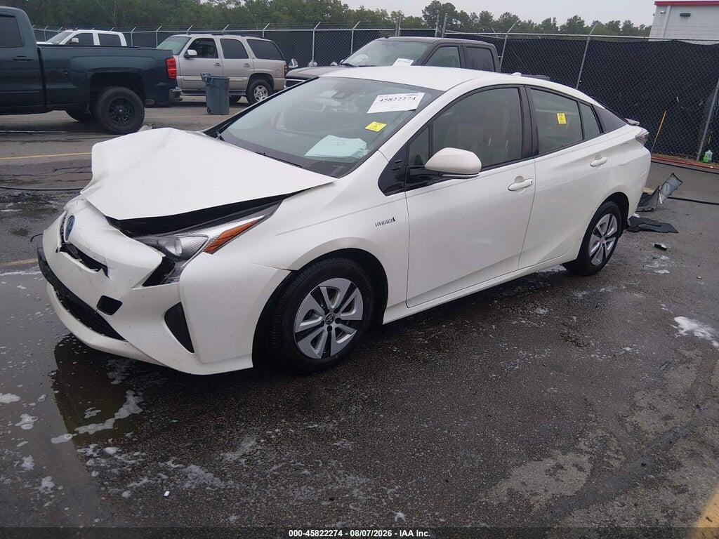 JTDKARFU2H3034701 2017 TOYOTA PRIUS photo no. 2