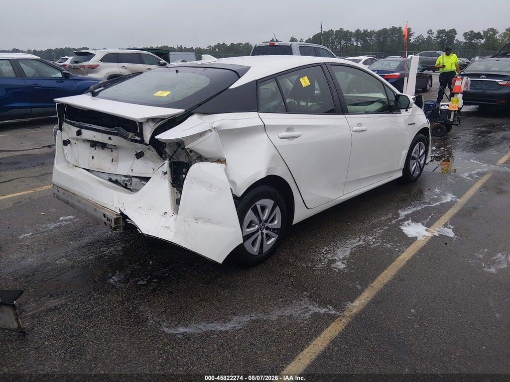 JTDKARFU2H3034701 2017 TOYOTA PRIUS photo no. 4