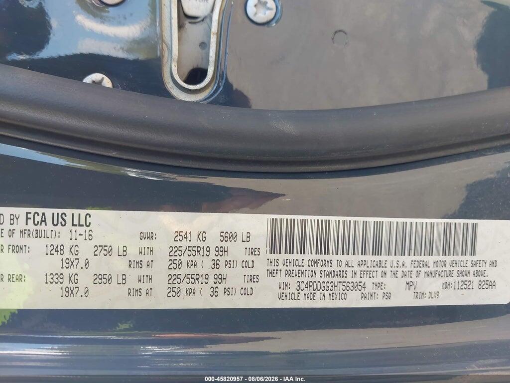 3C4PDDGG3HT563054 2017 DODGE JOURNEY photo no. 9