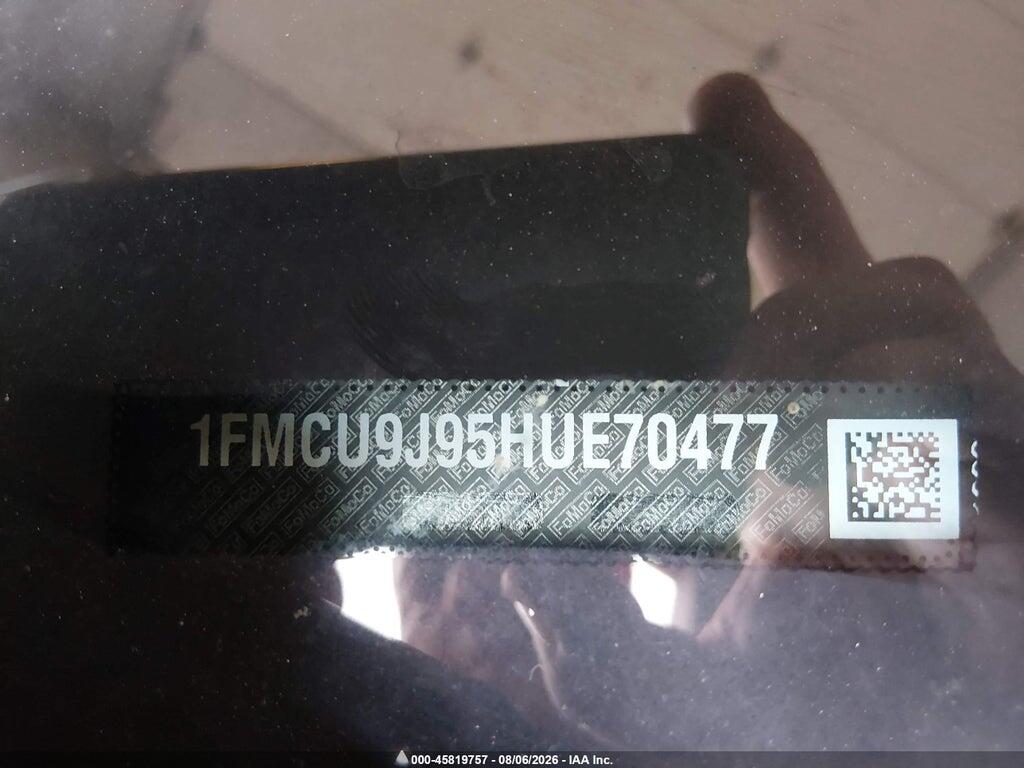 1FMCU9J95HUE70477 2017 FORD ESCAPE photo no. 9