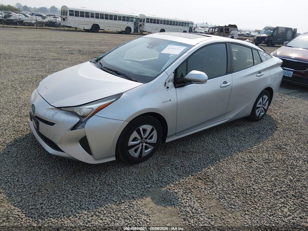 JTDKARFU4H3034571 2017 TOYOTA PRIUS photo no. 2