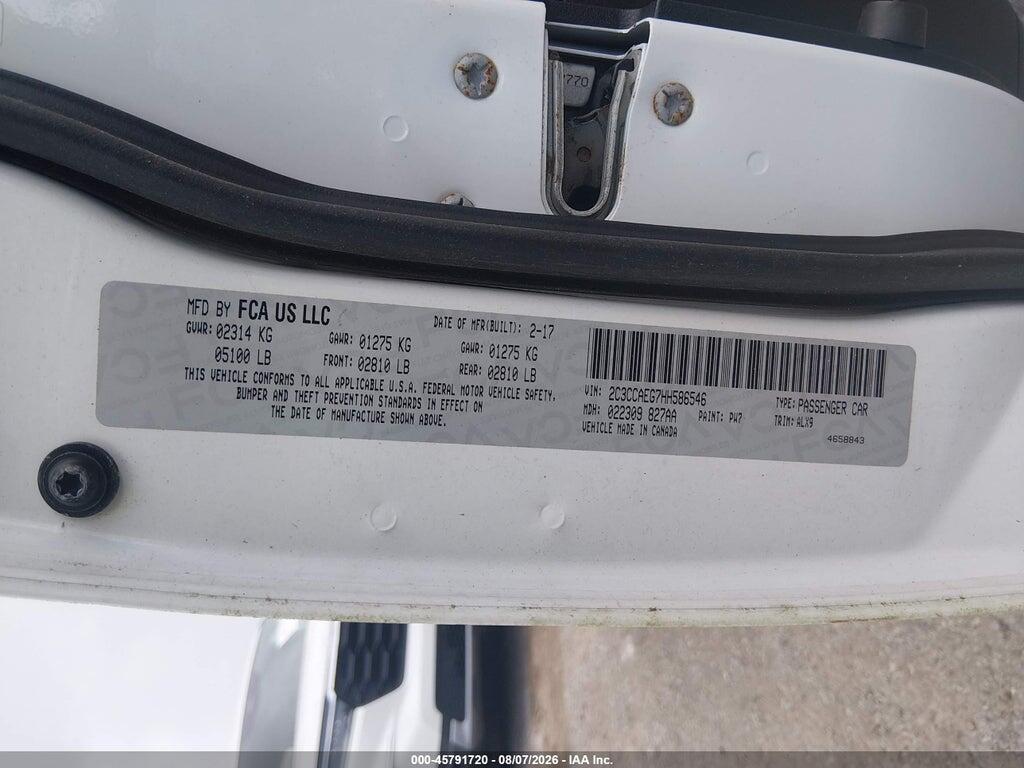 2C3CCAEG7HH586546 2017 CHRYSLER 300C photo no. 9