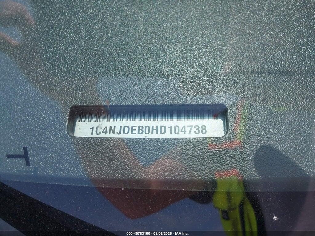 1C4NJDEB0HD104738 2017 JEEP COMPASS photo no. 9