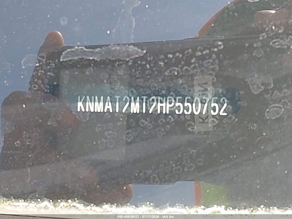 KNMAT2MT2HP550752 2017 NISSAN ROGUE photo no. 9