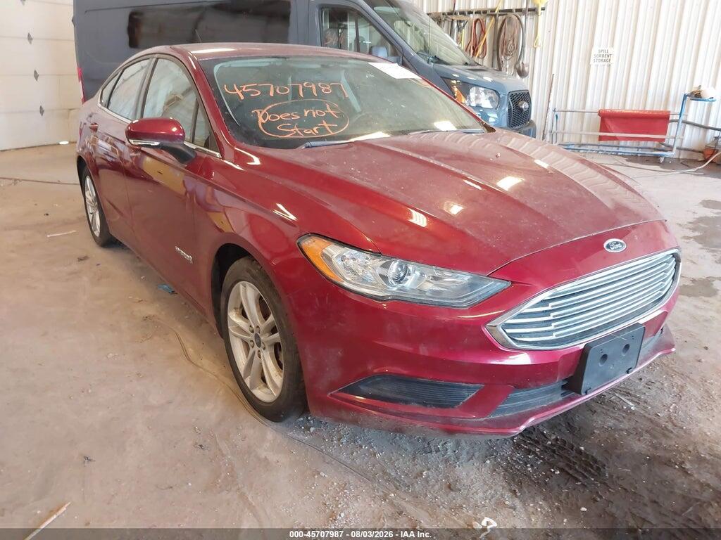 3FA6P0LU7JR235443 2018 FORD FUSION HYBRID photo no. 1
