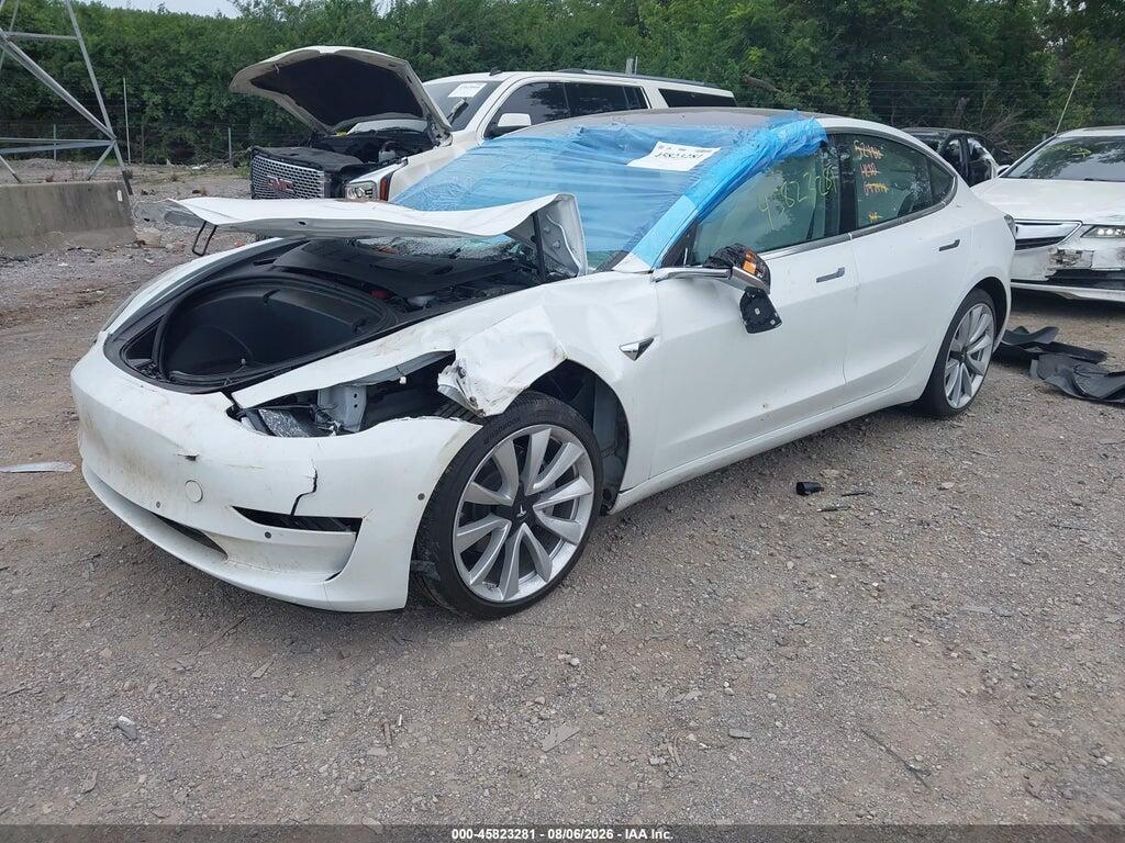 5YJ3E1EB4JF097978 2018 TESLA MODEL 3 photo no. 2
