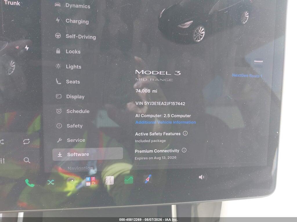 5YJ3E1EA2JF157442 2018 TESLA MODEL 3 photo no. 7