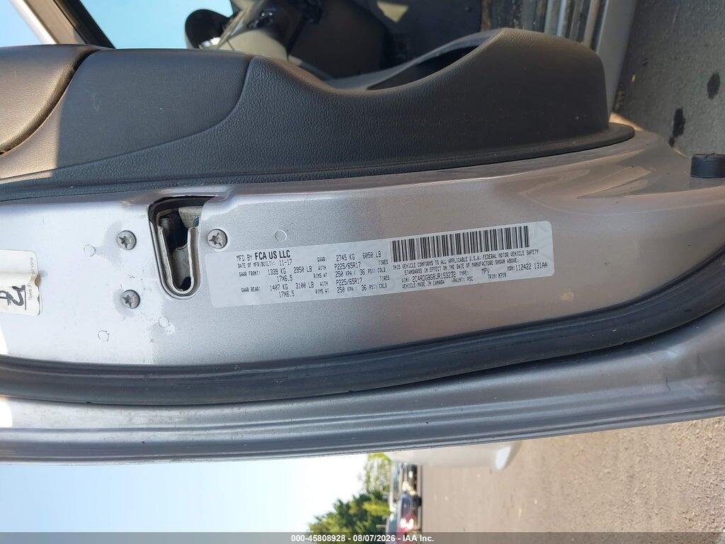 2C4RDGBG8JR153232 2018 DODGE GRAND CARAVAN photo no. 9