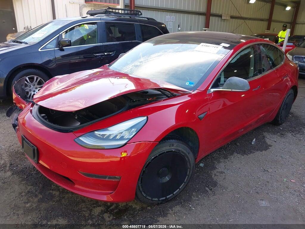 5YJ3E1EA1JF049541 2018 TESLA MODEL 3 photo no. 2