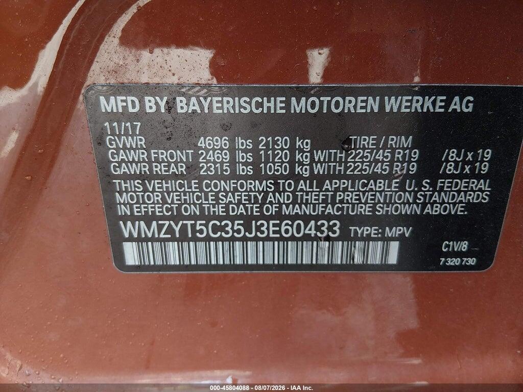 WMZYT5C35J3E60433 2018 MINI COUNTRYMAN photo no. 9