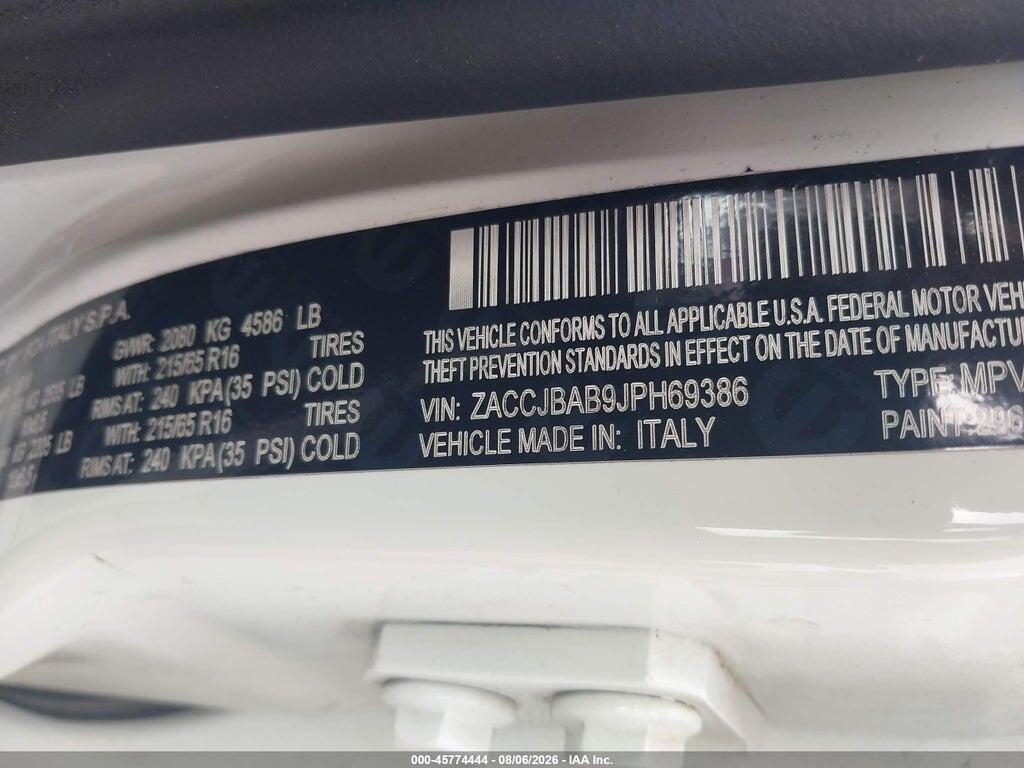 ZACCJBAB9JPH69386 2018 JEEP RENEGADE photo no. 4