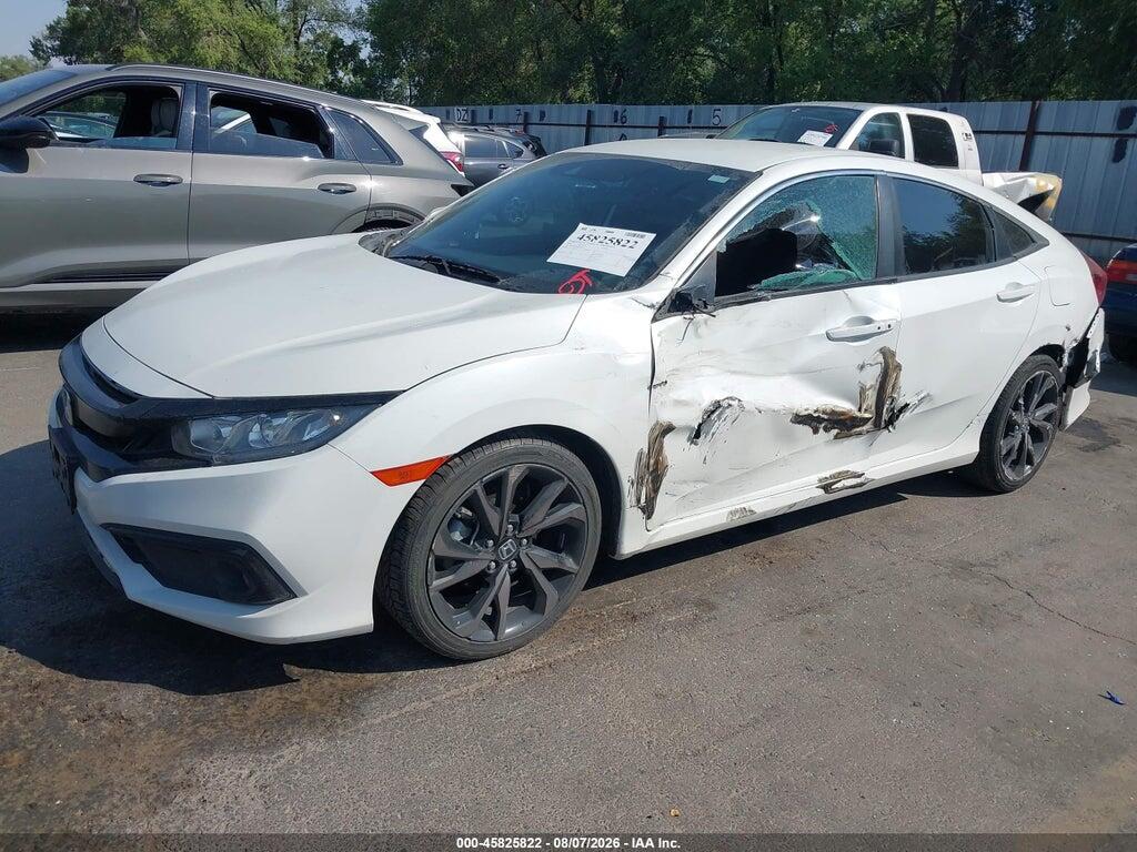 19XFC2F87KE005071 2019 HONDA CIVIC photo no. 2