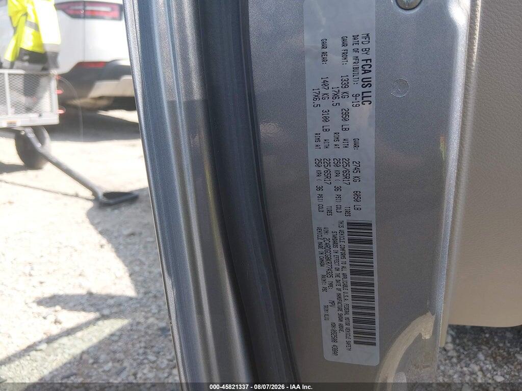 2C4RDGCG8KR774325 2019 DODGE GRAND CARAVAN photo no. 9