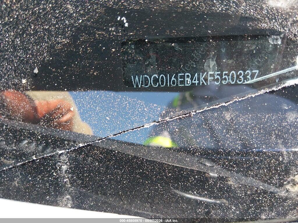 WDC0J6EB4KF550337 2019 MERCEDES-BENZ AMG GLC 43 COUPE photo no. 9