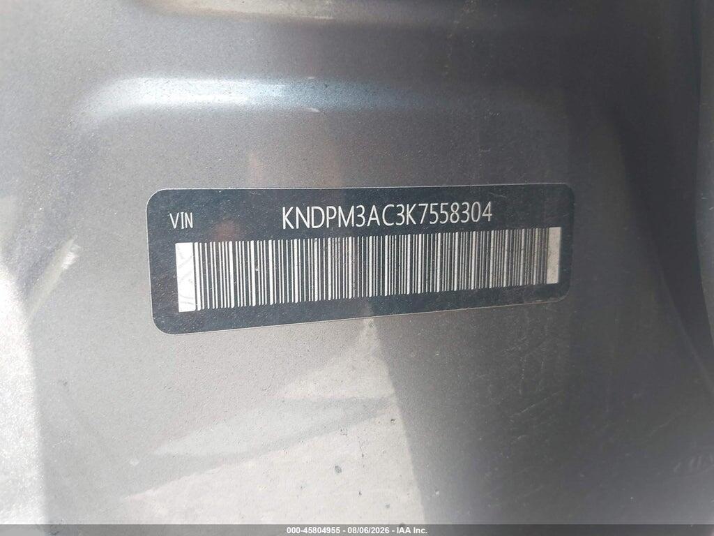 KNDPM3AC3K7558304 2019 KIA SPORTAGE photo no. 9