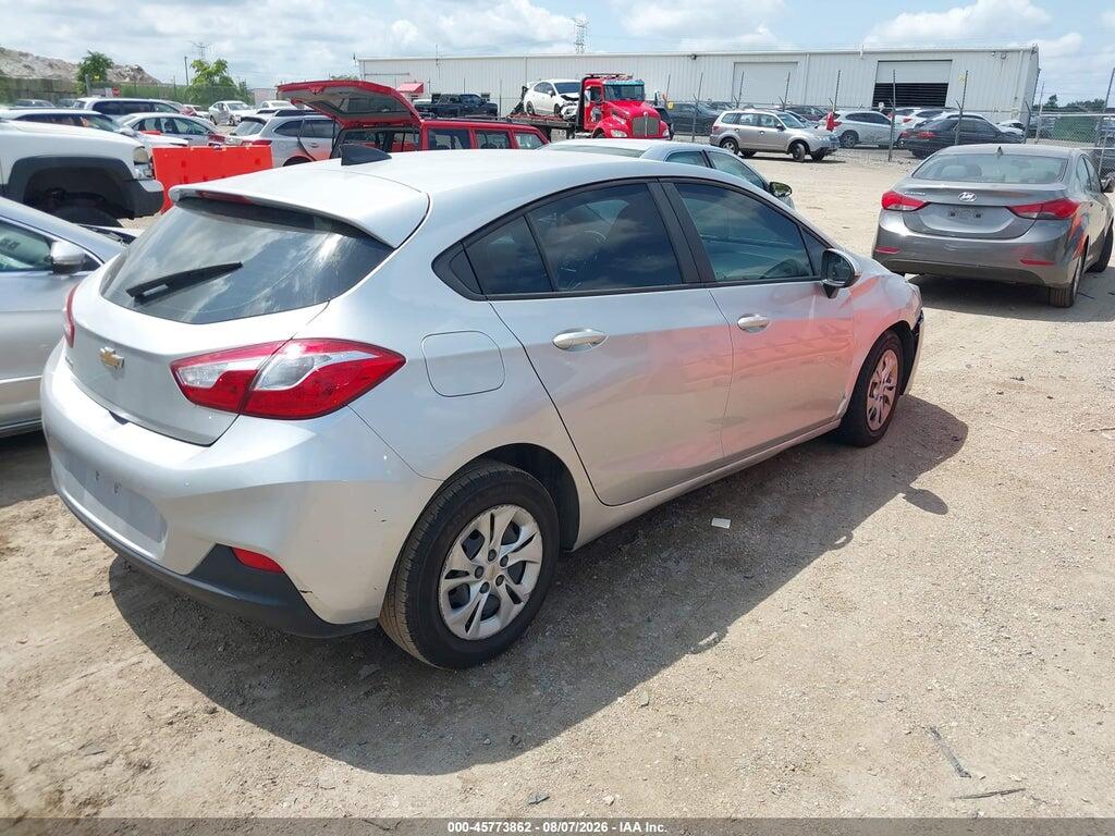 3G1BC6SM0KS535112 2019 CHEVROLET CRUZE photo no. 4
