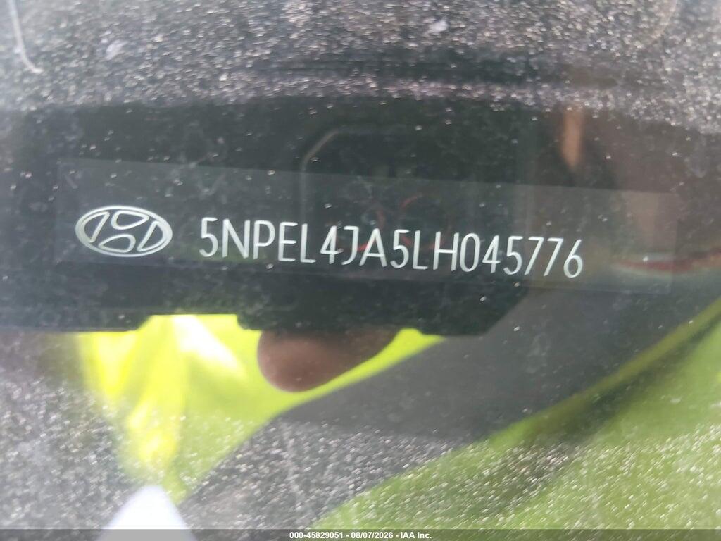 5NPEL4JA5LH045776 2020 HYUNDAI SONATA photo no. 9