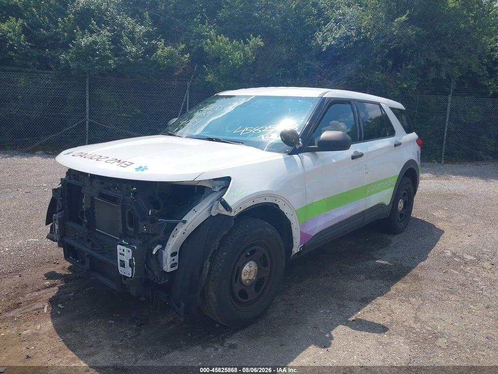 1FM5K8AB8LGA64129 2020 FORD POLICE INTERCEPTOR UTILITY photo no. 2