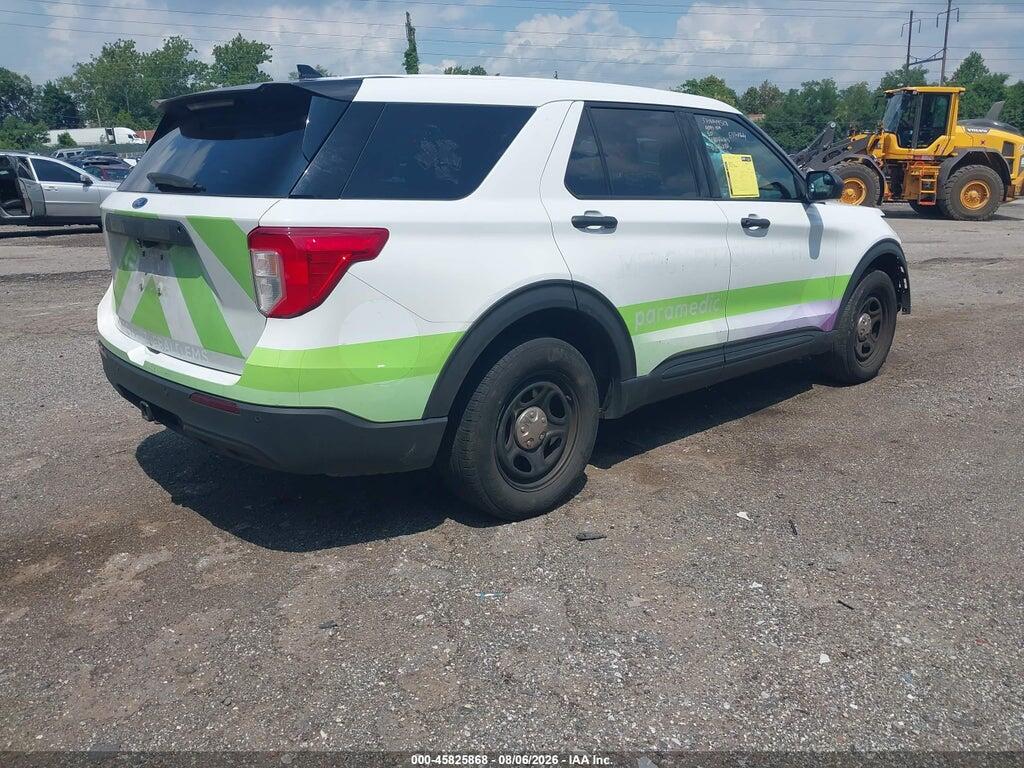 1FM5K8AB8LGA64129 2020 FORD POLICE INTERCEPTOR UTILITY photo no. 4