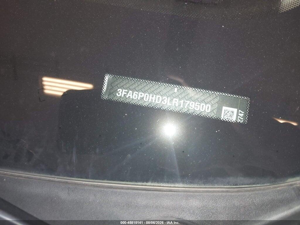 3FA6P0HD3LR179500 2020 FORD FUSION photo no. 9