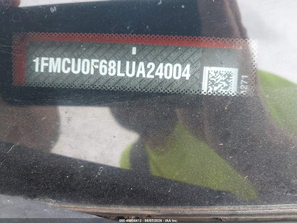 1FMCU0F68LUA24004 2020 FORD ESCAPE photo no. 9